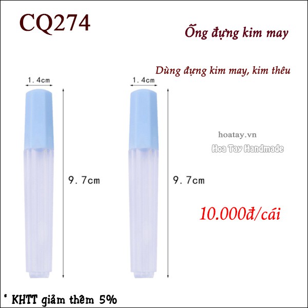 Ống Đựng Kim May, Ống Đựng Kim Thêu CQ274