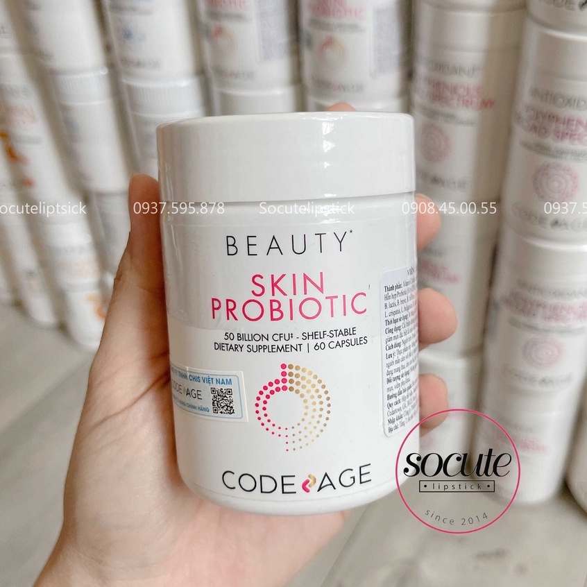 Viên lợi khuẩn cho da Codeage Skin Probiotic Beauty