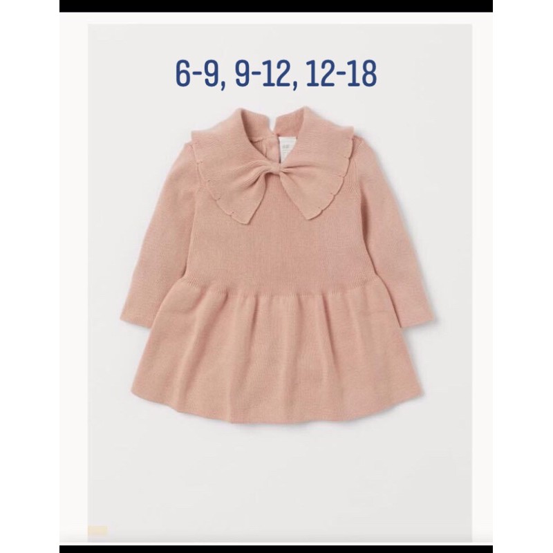váy len cổ xòe HM auth