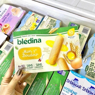 Bánh quy ăn dặm bledina trứng sữa 10m+ 150gr date t10/2022
