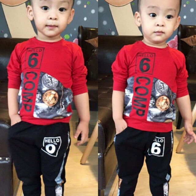 Set bộ cho bé trai 3d