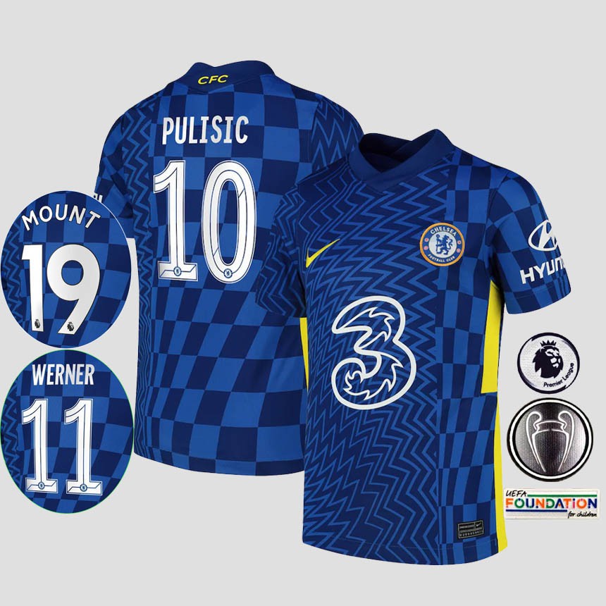 Áo thun bóng đá đội tuyển Chelsea 2021 2022 Jersi 21 22 21 22