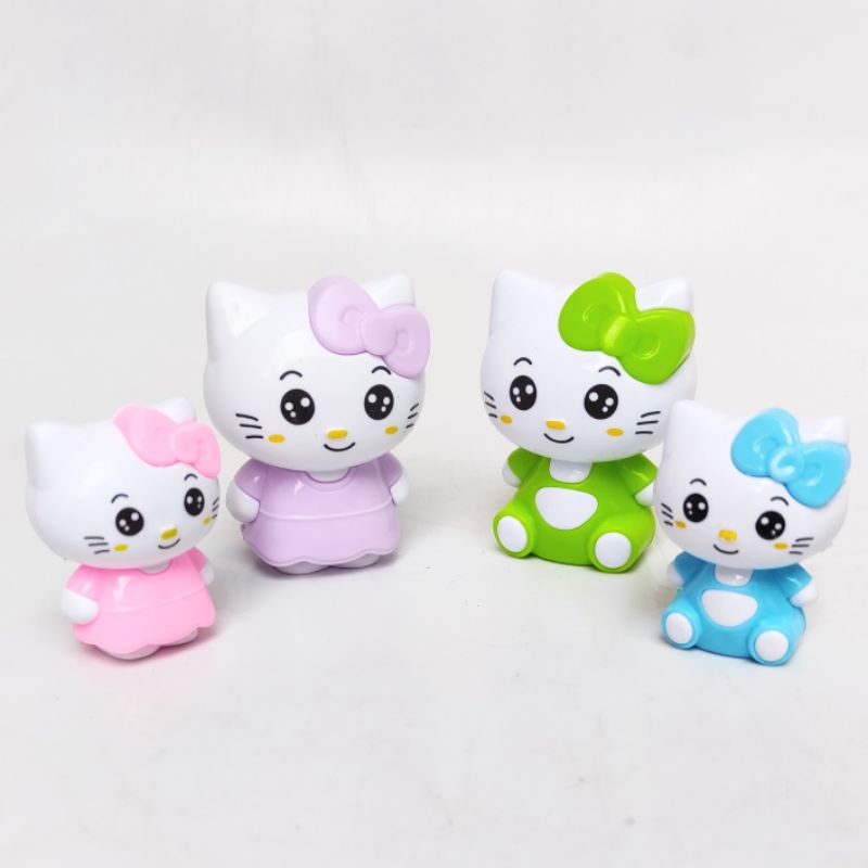 Phụ kiện Mèo kitty trang trí chậu cây, bánh gato xinh xắn