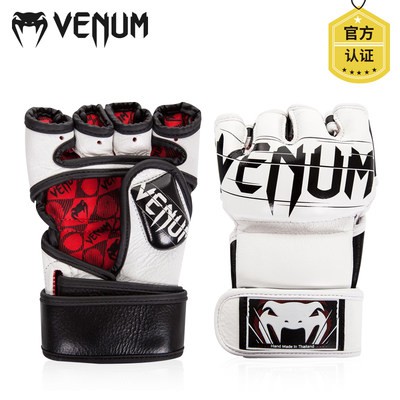 VENUM Venom MMA nửa ngón tay ngón tay ngón tay ngón tay hở Găng tay đấm bốc nữ Tự Do vật lộn chiến đấu trò chơi huấn luy