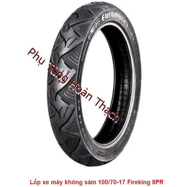 LỐP XE MÁY KHÔNG SĂM 100/70-17 FIREKING 8PR