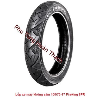 Lốp xe máy không săm 100/70-17 fireking 8pr