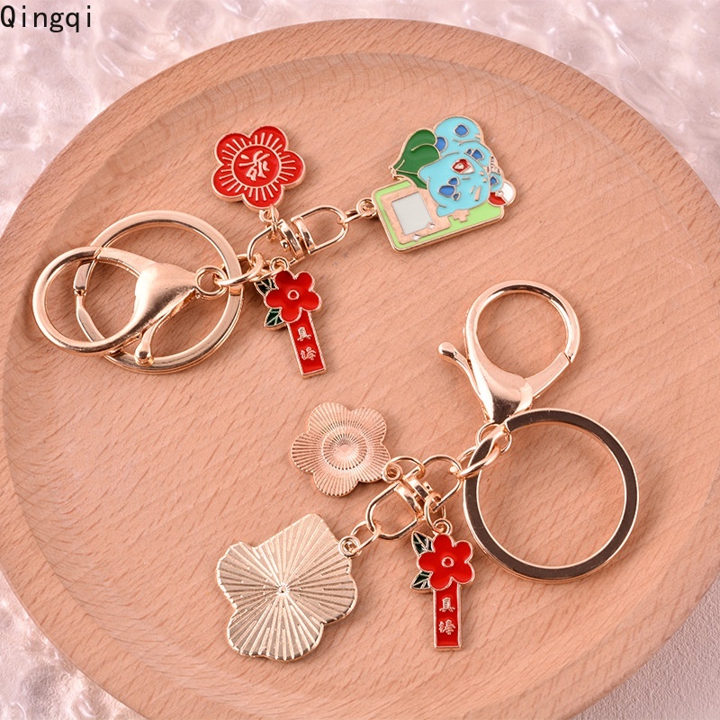 Móc khóa Miss Zoe bằng kim loại hình mèo dễ thương với 8 kiểu dáng tùy chọn