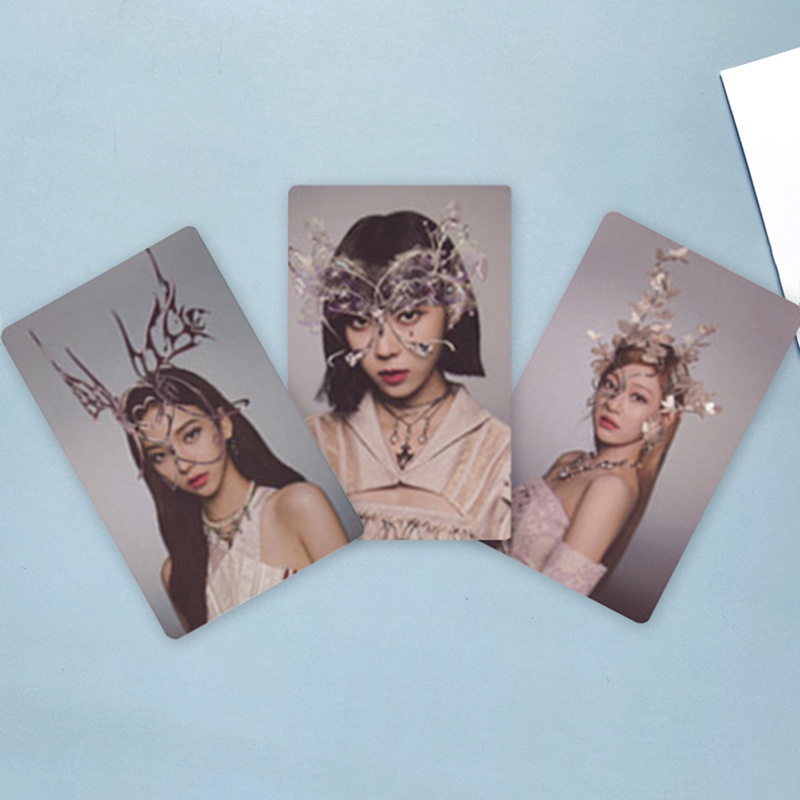 Set 4 Tấm Thẻ Ảnh LOMO Các Thành Viên Nhóm Nhạc Aespa
