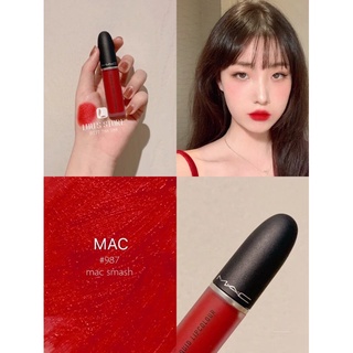[ SON AUTH ] Kem Mac  Màu 987 M-A-Csmash - Tone Đỏ Tươi