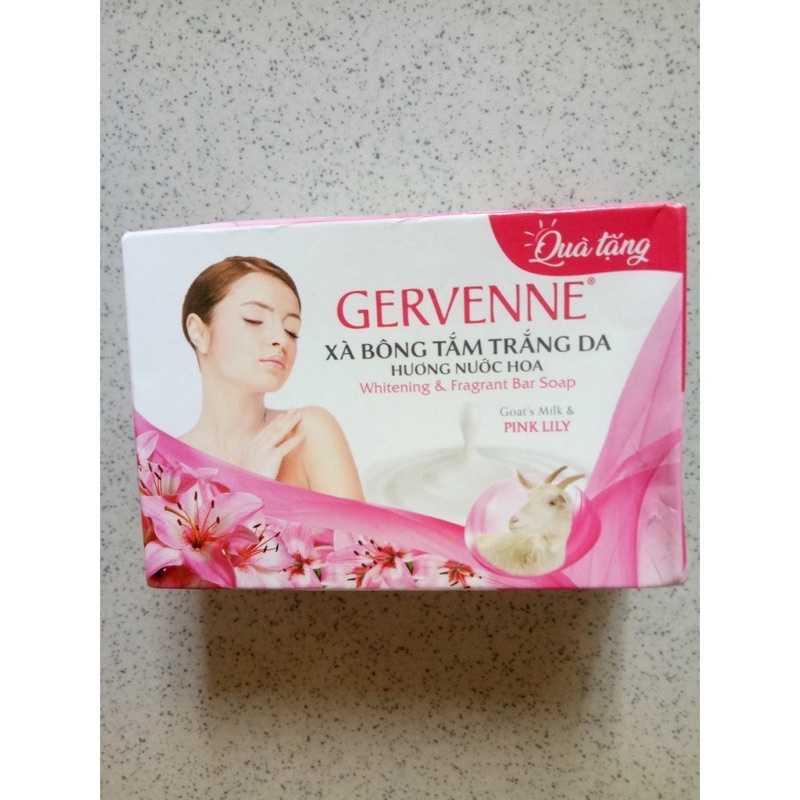 Cục xà bông Gervenne 90g( Hàng tặng)