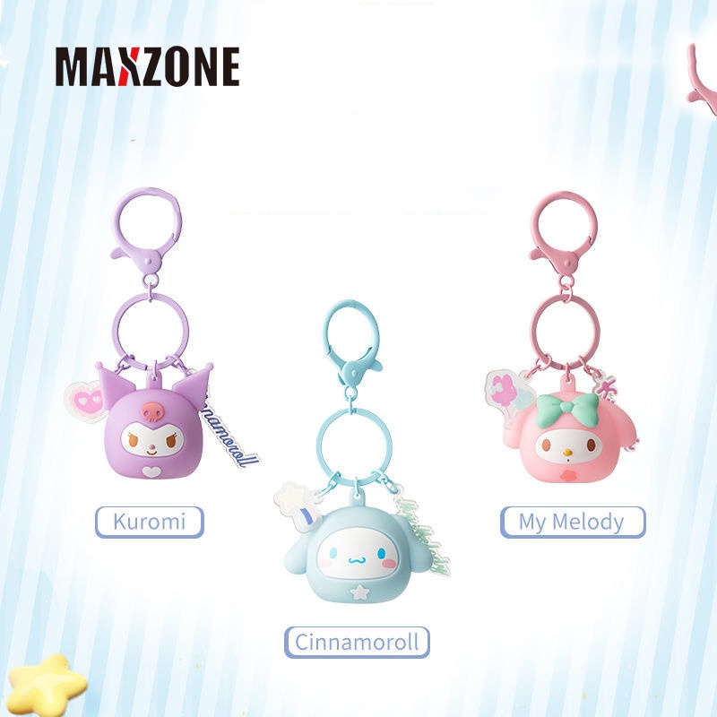 SANRIO Móc Khóa Hình Cinnamoroll My Melody Kuromi Dạ Quang Dễ Thương
