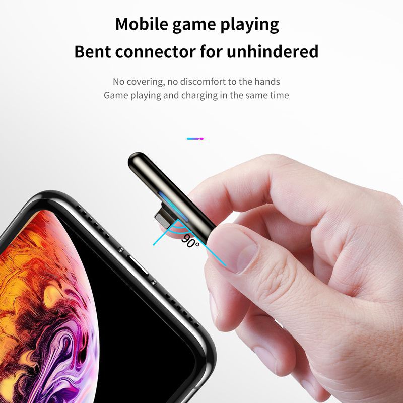 Cáp Sạc Nhanh Baseus 2.4A [ 1 ĐỔI 1] Cho iPhone XS Max XR X 8 7 iPad, Thiết Kế Bền Đẹp, Tiện Dụng Cho Chơi Game