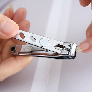 Bấm móng tay inox kèm dũa móng