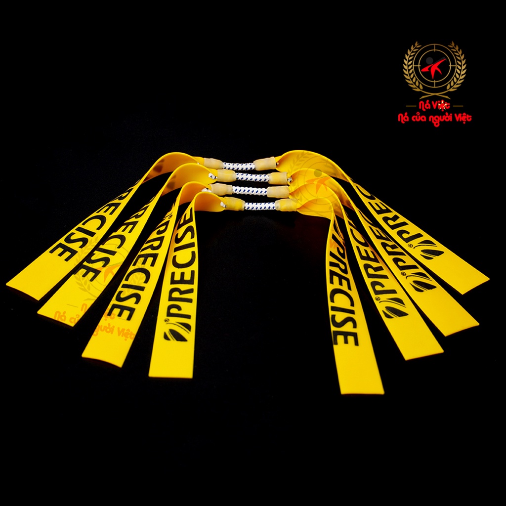 5 Dây ná cao su Precise bắn cá mũi tên, chuẩn chính hãng V3-2lớp chất lượng cao với độ dày siêu bền
