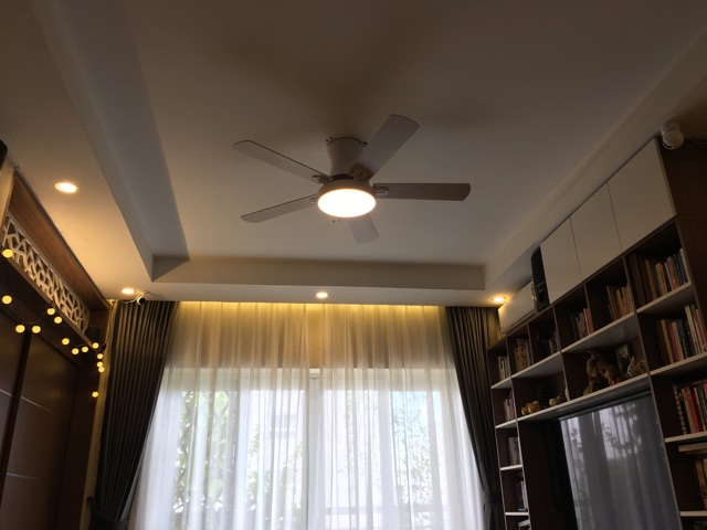 Đèn Quạt trần Bắc Âu, Quạt trần Đèn phong cách hiện đại đơn giản XH-102T