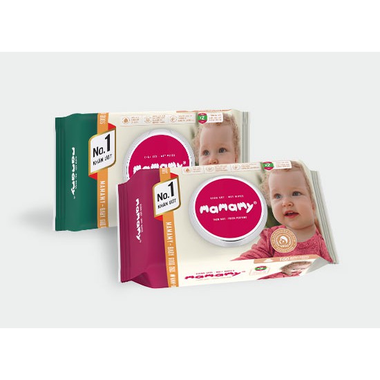 Giấy ướt Mamamy 100 tờ hgh