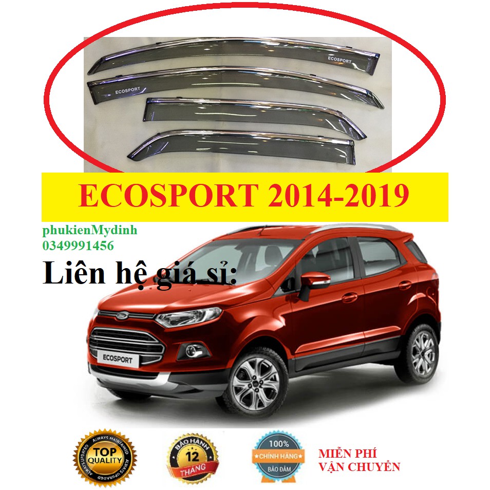 Vè che mưa ecosport 2014-2019 chỉ mạ