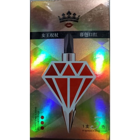 Son kim cương 3 màu siêu lì, lâu trôi