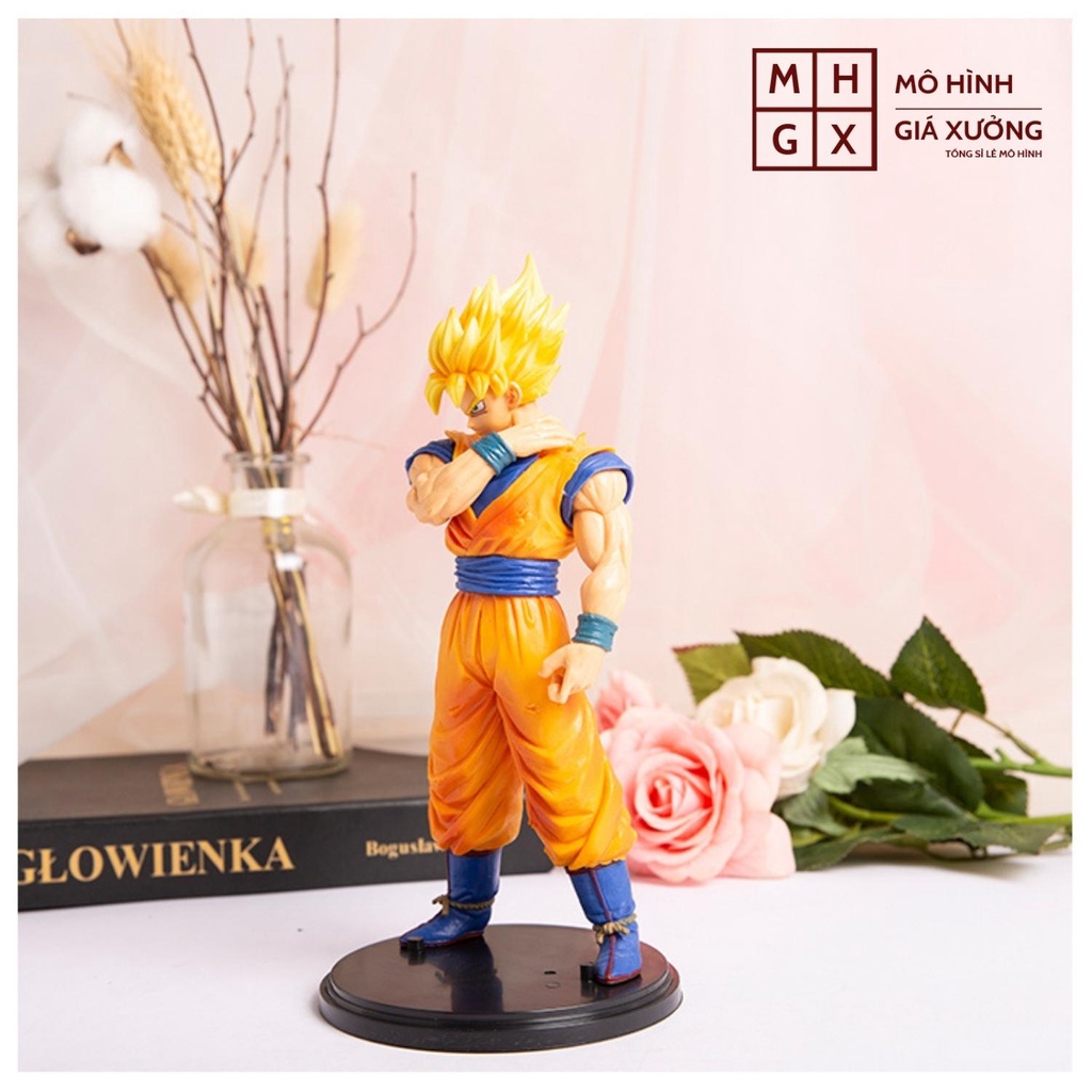 Mô hình Dragon Ball SonGoku  vs Vegeta  super saiyan  siêu đẹp siêu rẻ  cao 20cm - figure mô hình 7 viên ngọc rồng