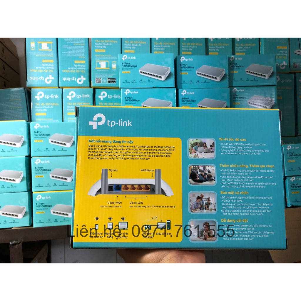 Bộ thu phát sóng Wifi Tp-Link 841, 842....."Chính hãng"
