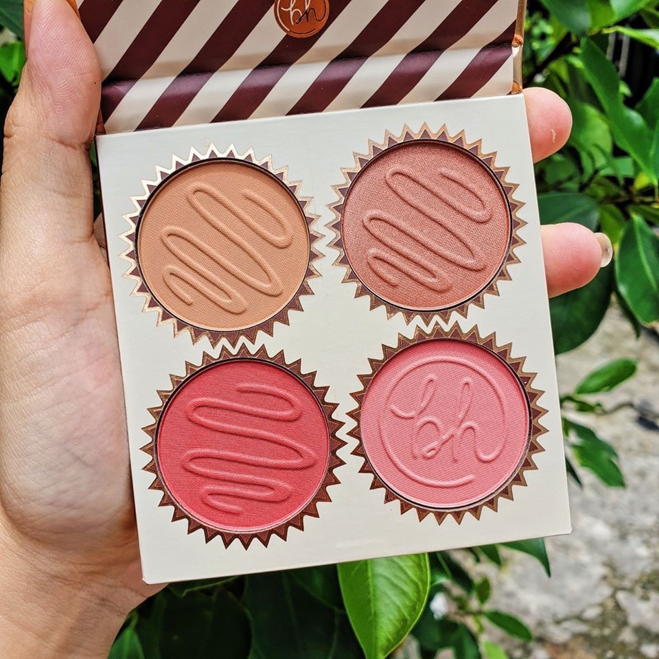 BẢNG PHẤN MÁ 4 Ô BH COSMETICS TRUFFLE BLUSH CHÍNH HÃNG - 7911