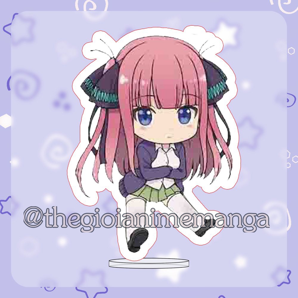 ( MINI 3cm ) Standee Gotoubun No Hanayome Nhà Có Năm Nàng Dâu anime chibi mica trưng bày