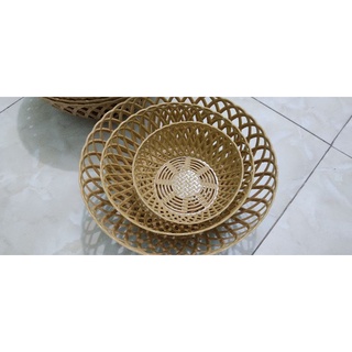 Set 5 rổ tròn mây size 3 cỡ lựa chọn hàng Cao cấp việt nhật