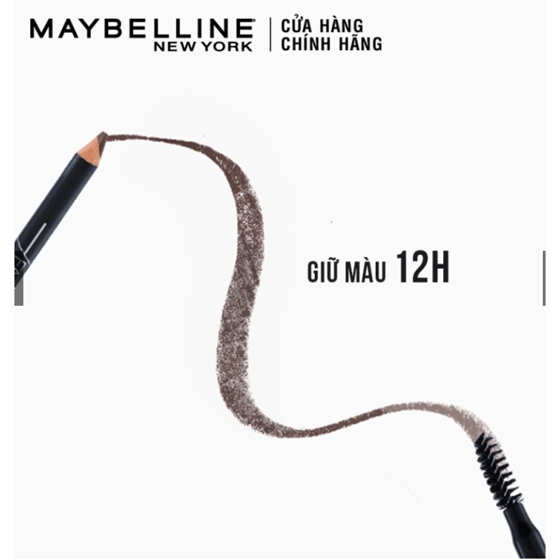 Chì Kẻ Mày 2 Đầu Với Đầu Chì Xé Mềm Mịn 12H Maybelline New York Fashion Brow Cream Pencil 1.5g - Mỹ Chính Hãng