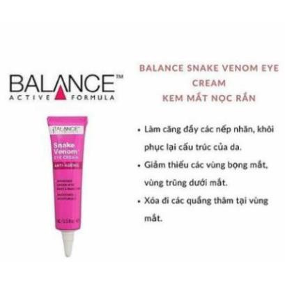 Kem mắt Balance Snake venom eye cream hết thâm, giảm bọng mắt