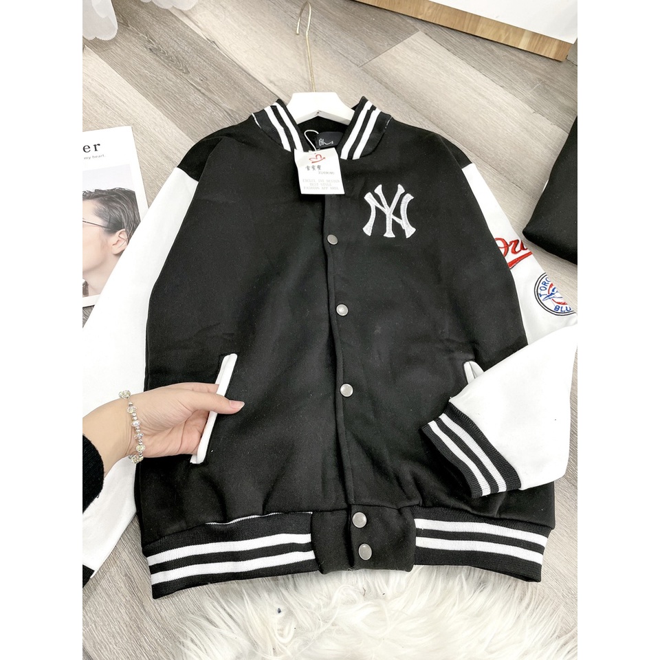 Áo khoác bomber NY thời trang chất nỉ dày dặn | BigBuy360 - bigbuy360.vn