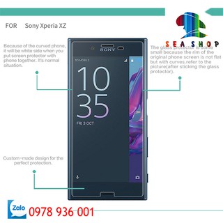 [TẶNG KÈM MIẾNG LAU] Combo 2 kính cường lực Sony Xperia XZ - F8332 - Trong suốt - Cảm ứng mượt mà