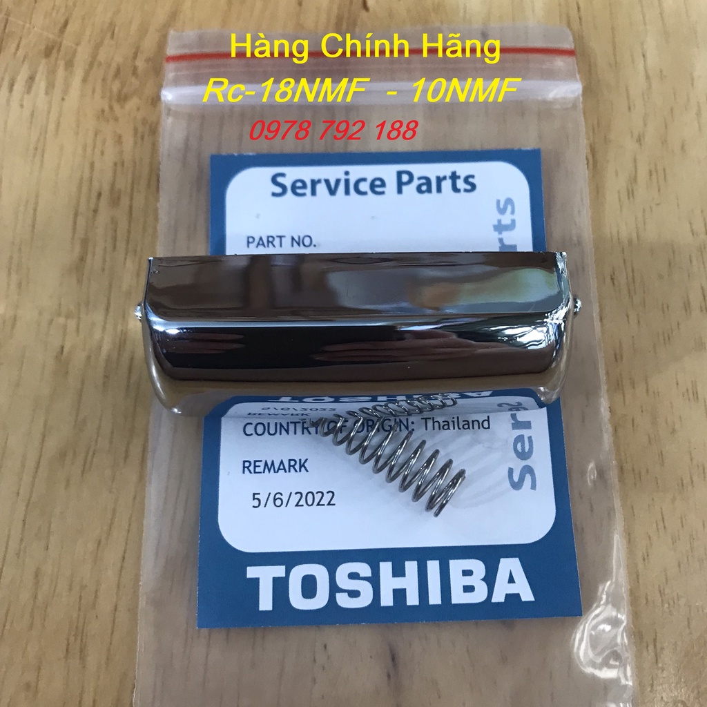 Nút nhấn mở nắp nồi cơm TOSHIBA ✅Chính Hãng - BH 6 tháng - RC-18NMF nẫy phụ kiện Lẩy khóa