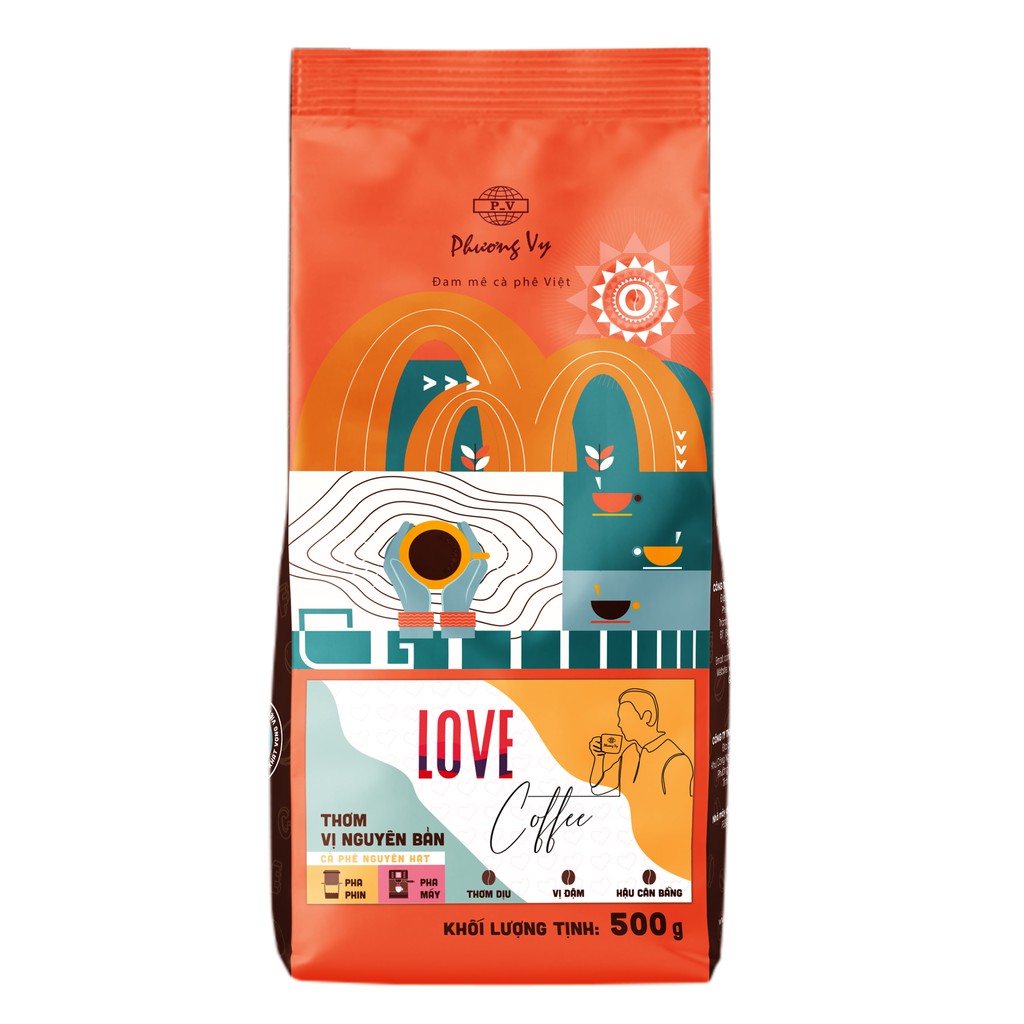 Cà Phê Gu Nguyên Chất - Love Coffee - 500g - Phương Vy Coffee