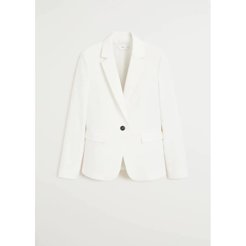 Áo vest trắng Mango size 32 ~ XS