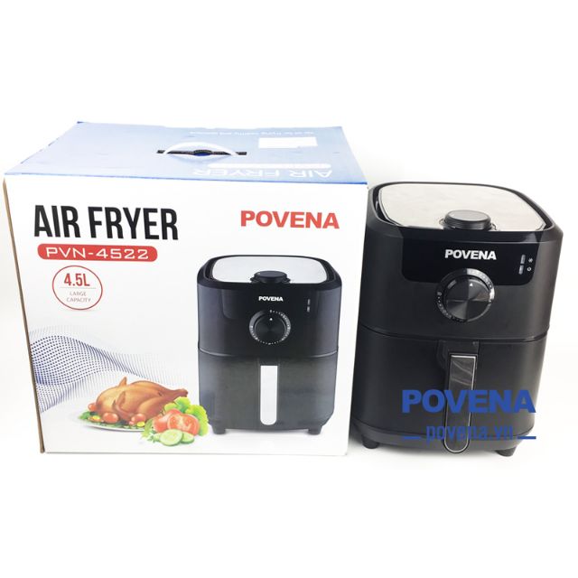 [Mã ELMS05 giảm 5% đơn 300k]NỒI CHIÊN KHÔNG DẦU AIR FRYER 4.5 lít PVN-4522