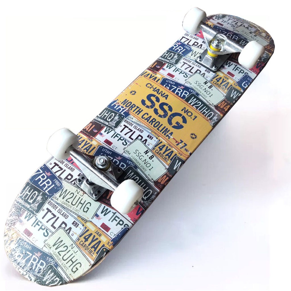 Ván trượt người lớn Skateboard chuyên nghiệp mẫu mã đa dạng kích thước 20x10x80 cm