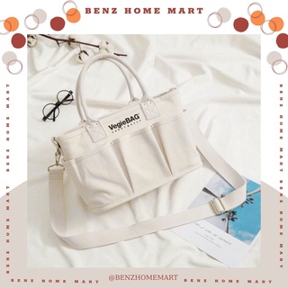 Túi xách bỉm sữa Thời trang VEGIEBAG, nhiều ngăn phong cách Hàn Quốc
