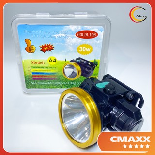 ĐÈN PIN ĐỘI ĐẦU SIÊU SÁNG A4 30W GOLDLION – GIA DỤNG CMAXX