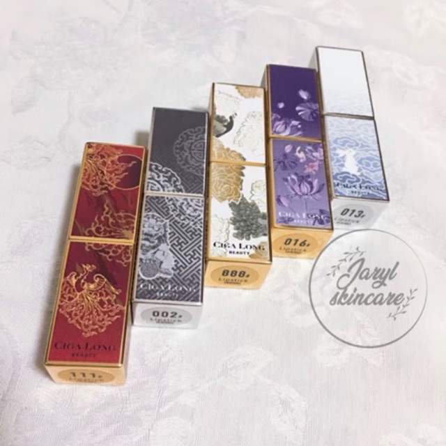 (SẴN) Son môi Cigalong Beauty phim Trần Tình Lệnh đủ 5 đại gia tộc & fullset 5 cây