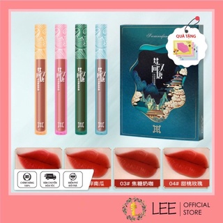 Set son kem lì 4 thỏi LECAINUFANG