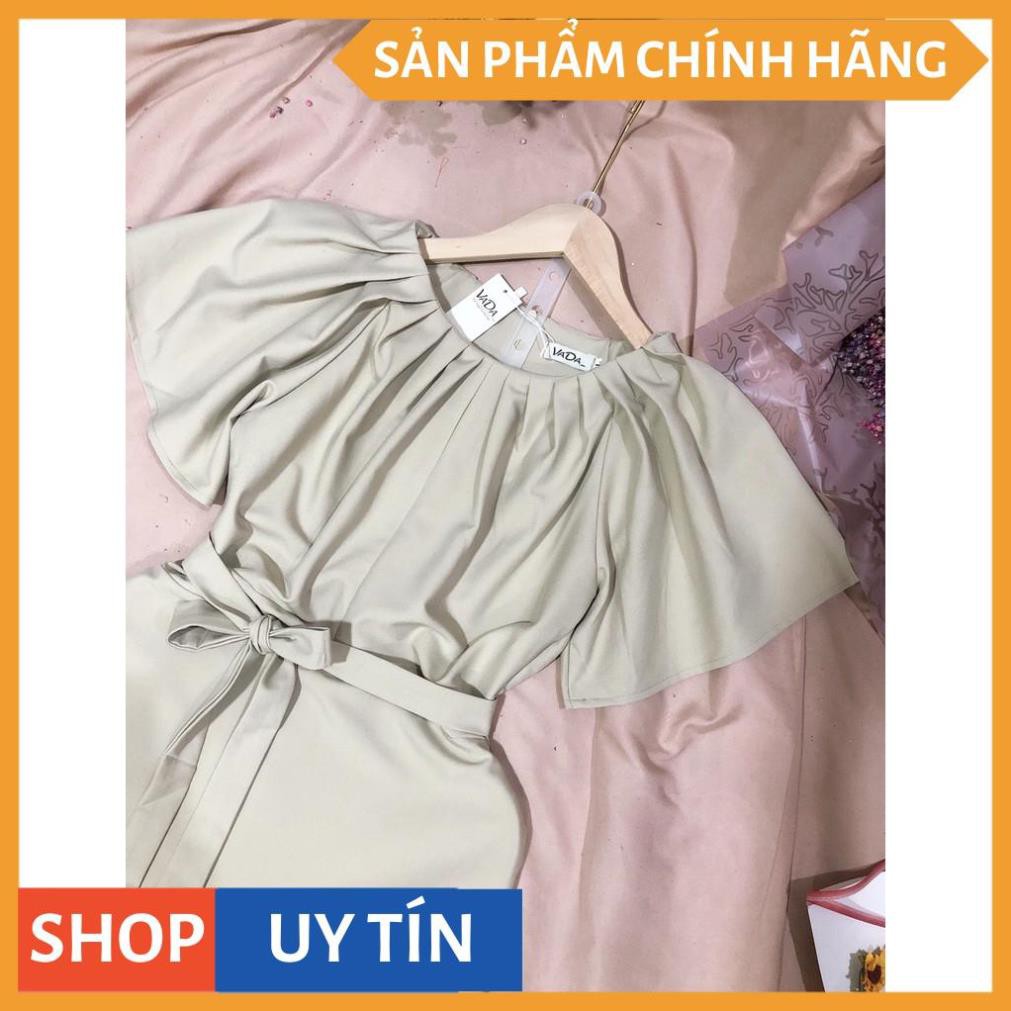 Đầm dáng suông công sở đuôi cá xinh đẹp, cổ xếp ly trẻ trung, thanh lịch, hàng cao cấp giá rẻ - Thời Trang VADA.vn -V022 | BigBuy360 - bigbuy360.vn
