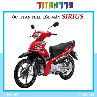 (115) Full bộ lốc máy Sirius Xăng Cơ 19 ốc , Sirius FI 16 ốc Titan Gr5 Xịn