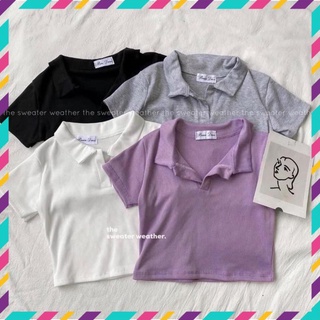 ÁO THUN CỔ POLO CROPTOP FORM BODY