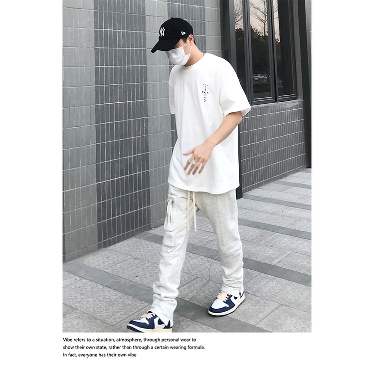 Travis Scott high street tide brand TS Fortnite printed couple loose short-sleeved T-shirt ins hip-hop TEE