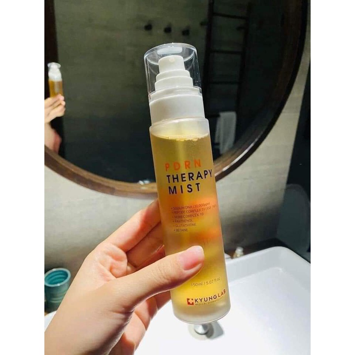 Xịt khoáng thần Kyung Lab PDRN Therapy Mist 150ml tăng sinh collagen, cấp ẩm phục hồi bảo vệ da