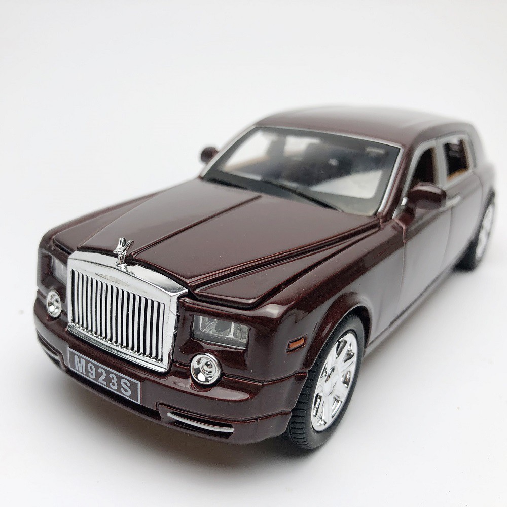 Xe mô hình tĩnh Rolls Royce Phantom tỉ lệ 1:24 màu Đỏ