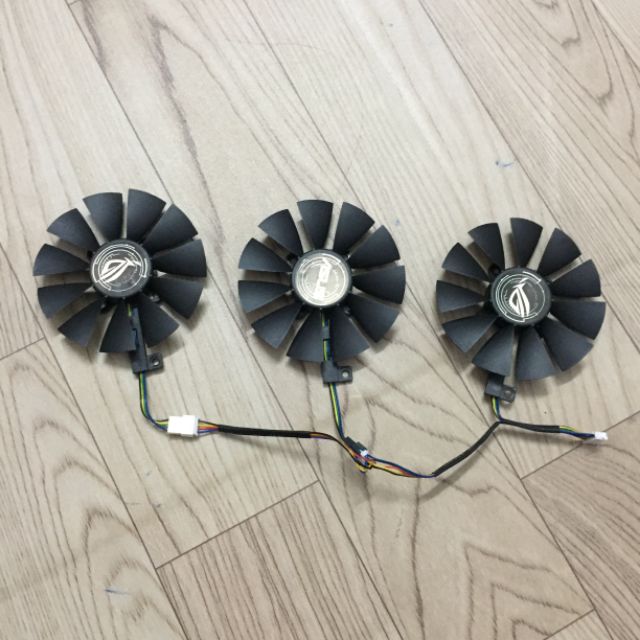 Một cái Asus Strix 3 fan cho Rx480 Rx580 Gtx 1060 1070 1080 1080ti
