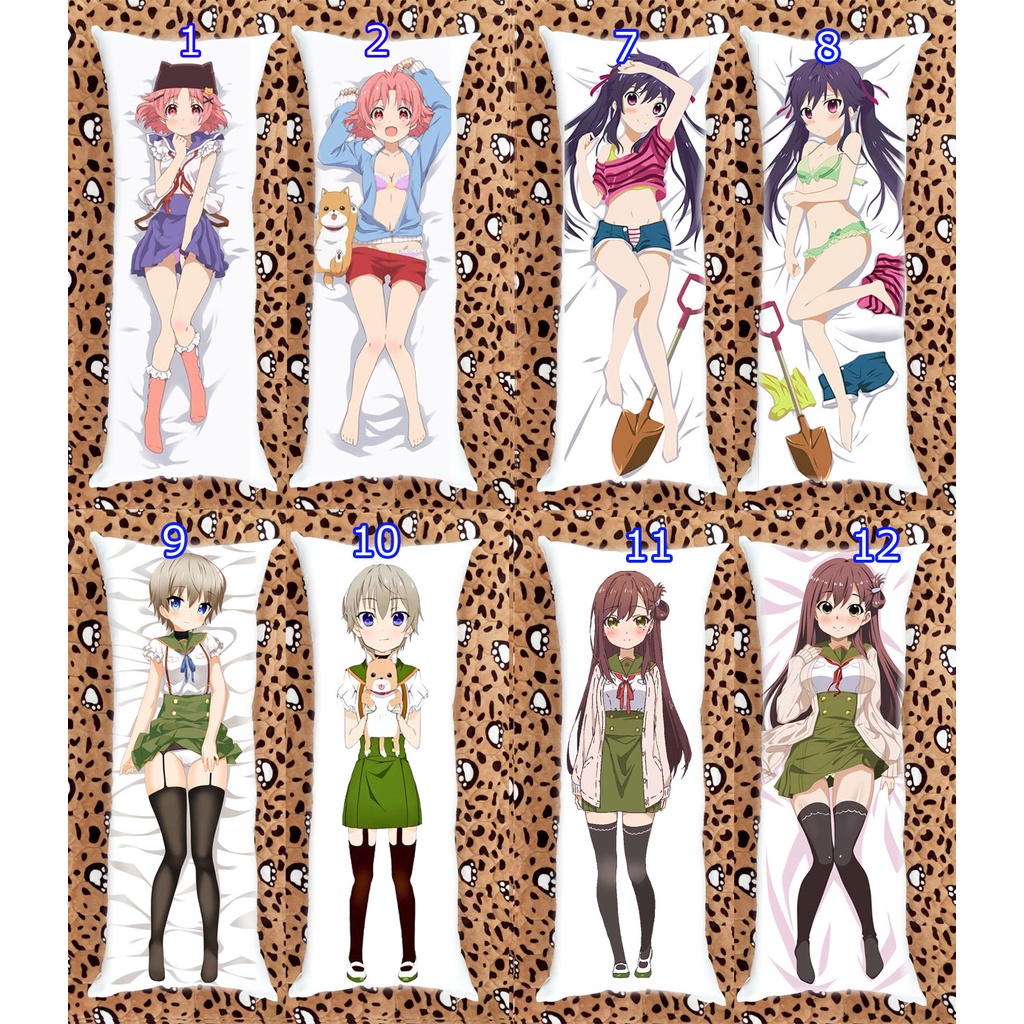 Gối ôm ngủ dài Yuki Takeya Miki yuuri kurumi Gakkou Gurashi! 1mx40cm
