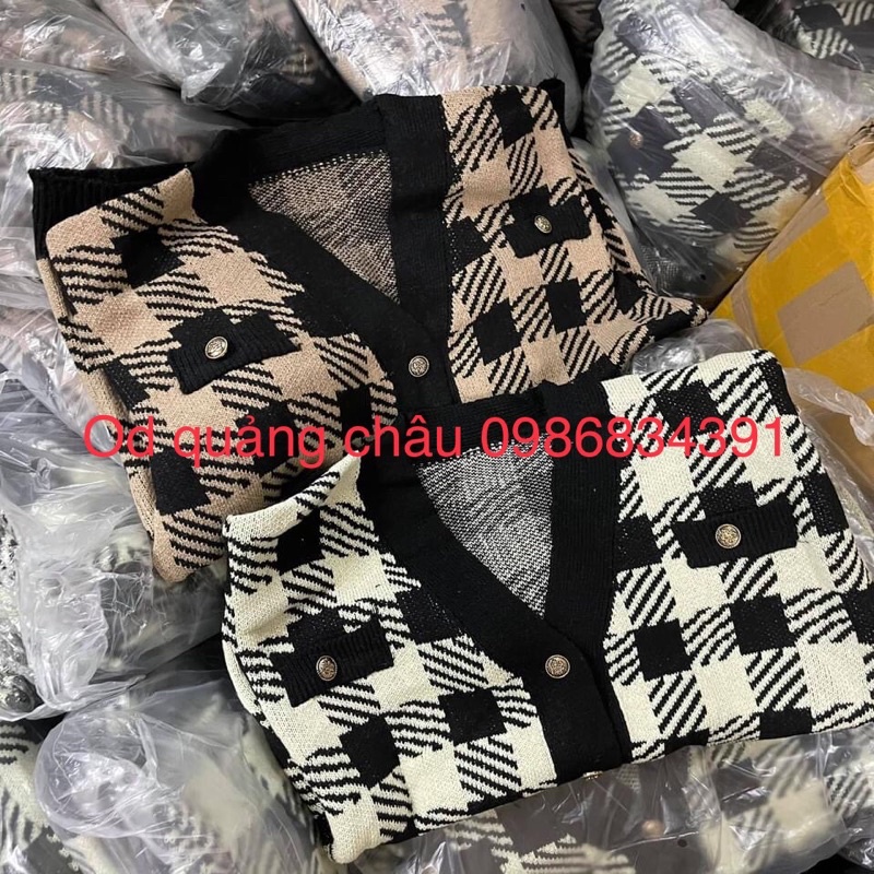 Áo Cadgan Kẻ ô siêu hot kèm ảnh thật