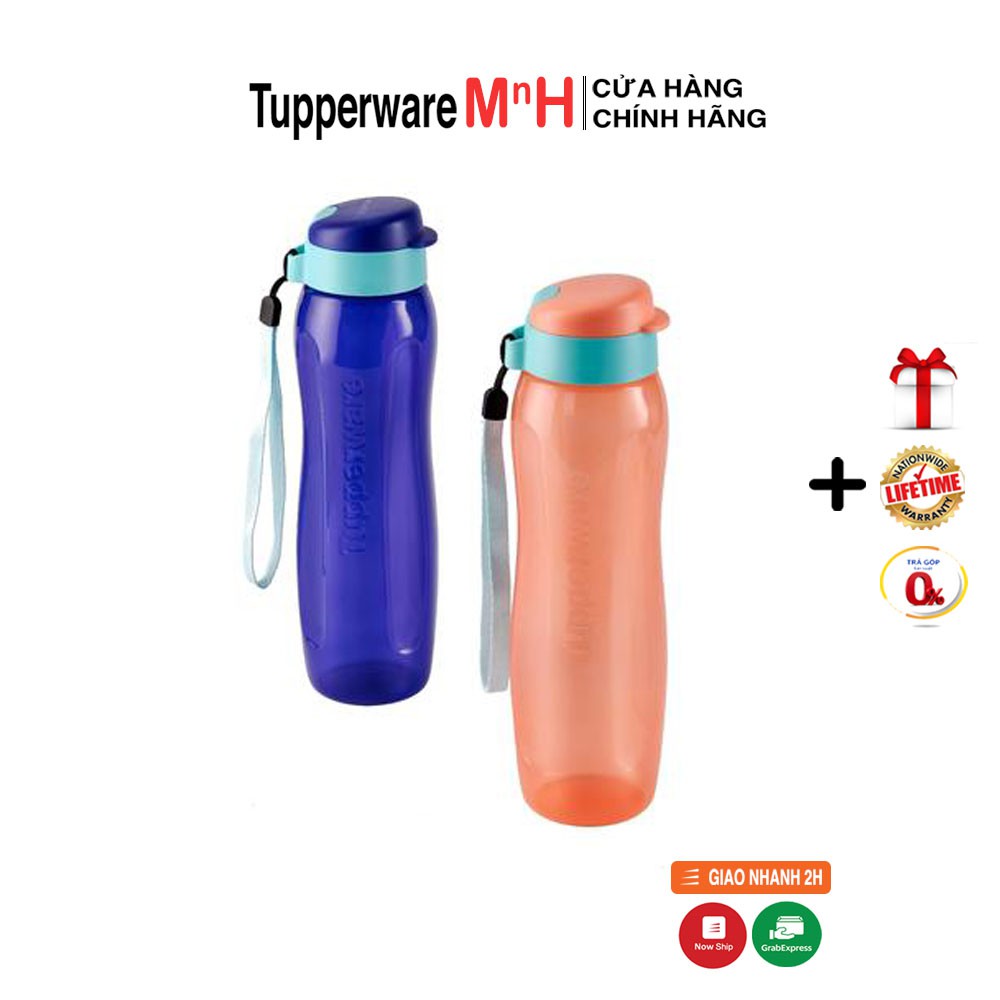 Bình nước Eco Bottle Gen II 750ml chính hãng Tupperware nhựa nguyên sinh an toàn chịu nhiệt tốt